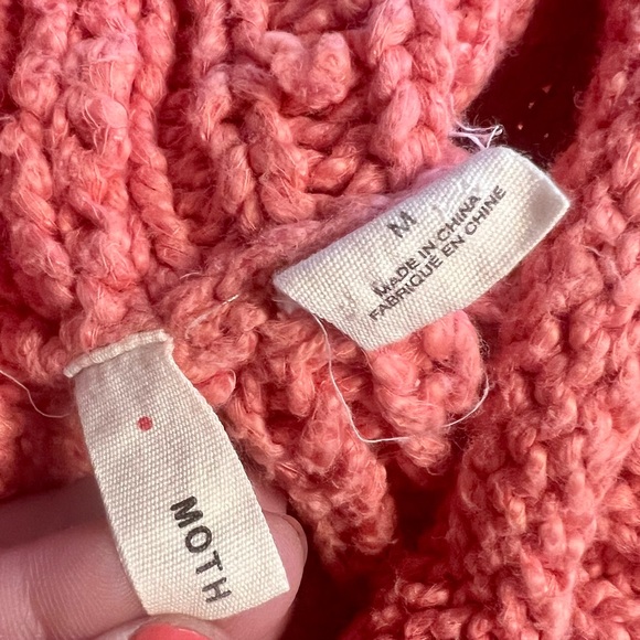 Moth Anthropologie Sleeveless Mock Turtleneck Sweater - Picture 3 of 4